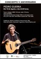 CONCIERTO PEDRO GUERRA EN EL MSM
